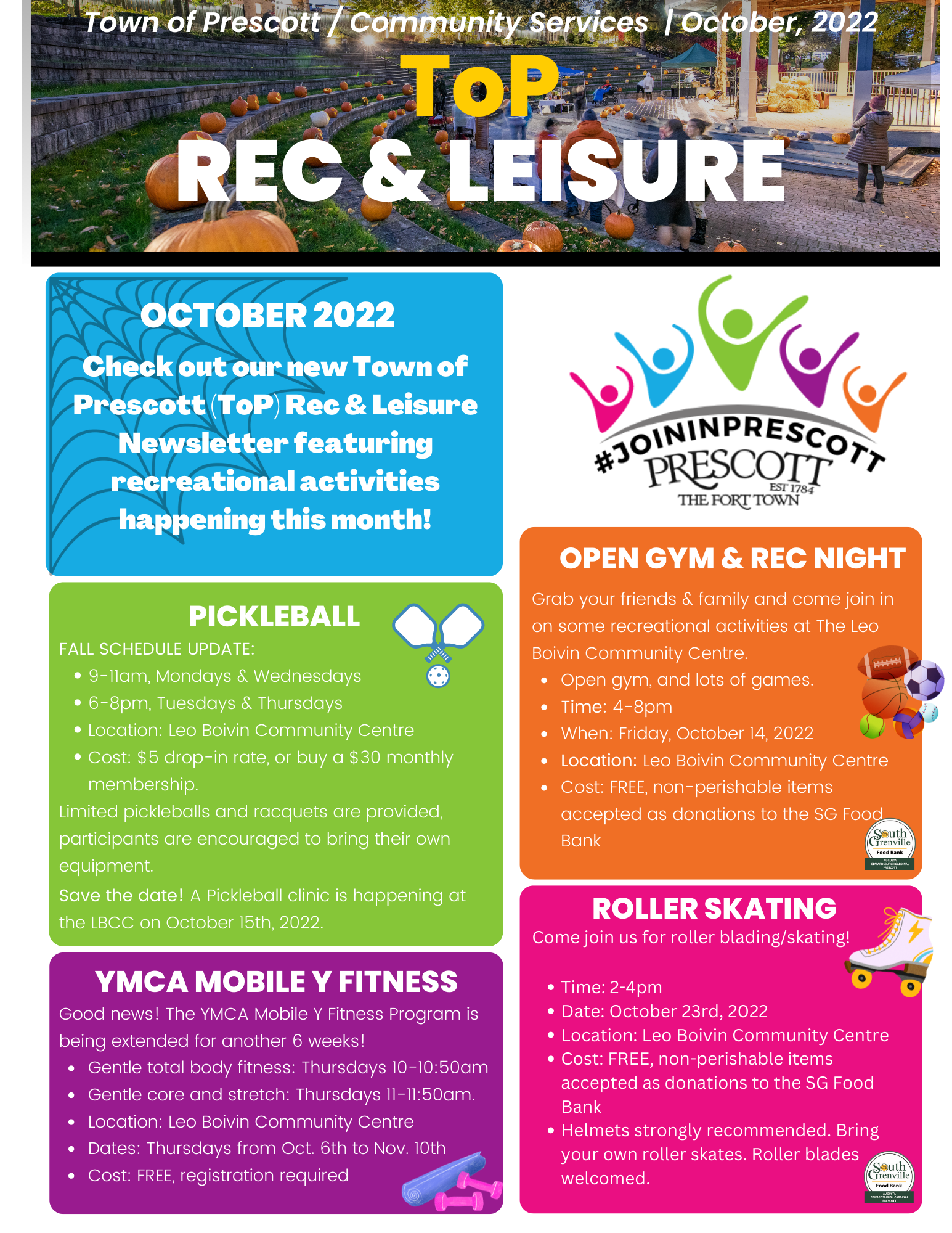 October 2022 - ToP Rec & Leisure Newsletter