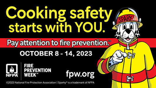 Fire Prevention Week Graphic